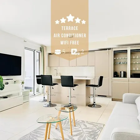 Le Carre Croisette - Duplex Terrasse Centre Apartment