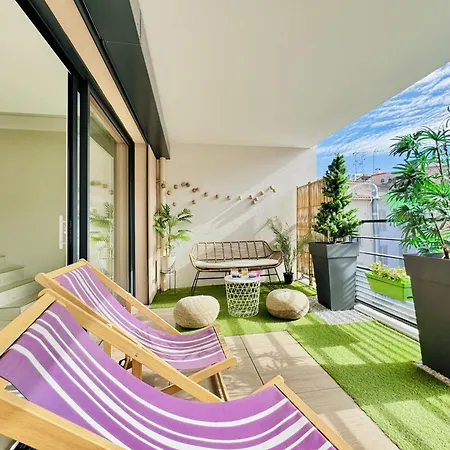 Apartment Le Carre Croisette - Duplex Terrasse Centre Cannes